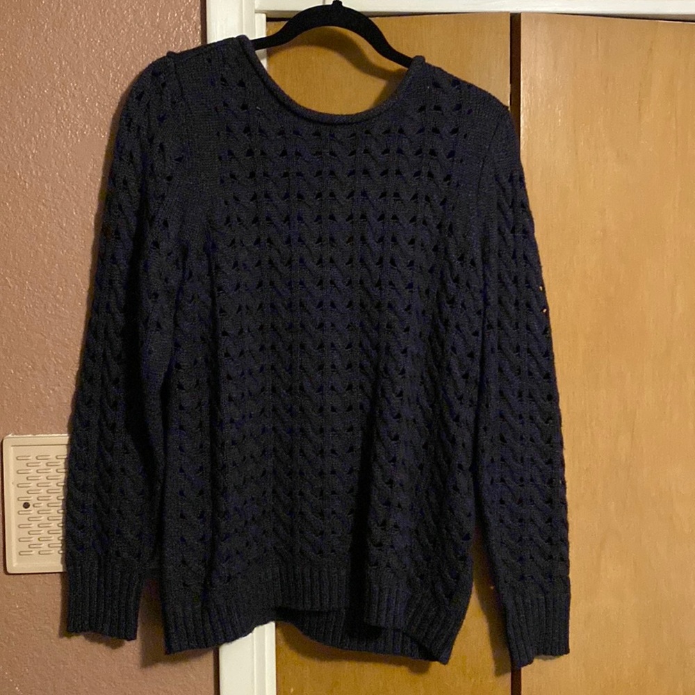 Cable knit pullover sweater by Christopher & Banks